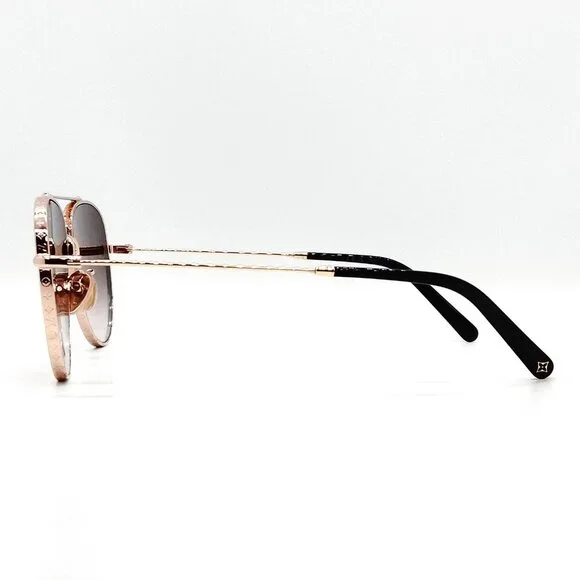 Authentic Louis Vuitton Sunglasses Z1781U Womens Gold mn410-010826 - Picture 4 of 8